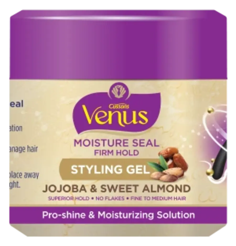 Venus Moisture Seal Styling Gel Jojoba & Almond 210G
